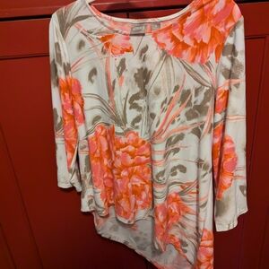 Chico's asymmetrical size one top